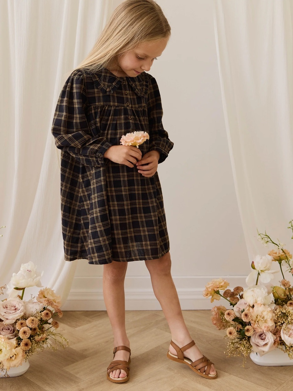 Jamie Kay Ira Dress Woodland Check. Size 5 NWT - Picture 2 of 4